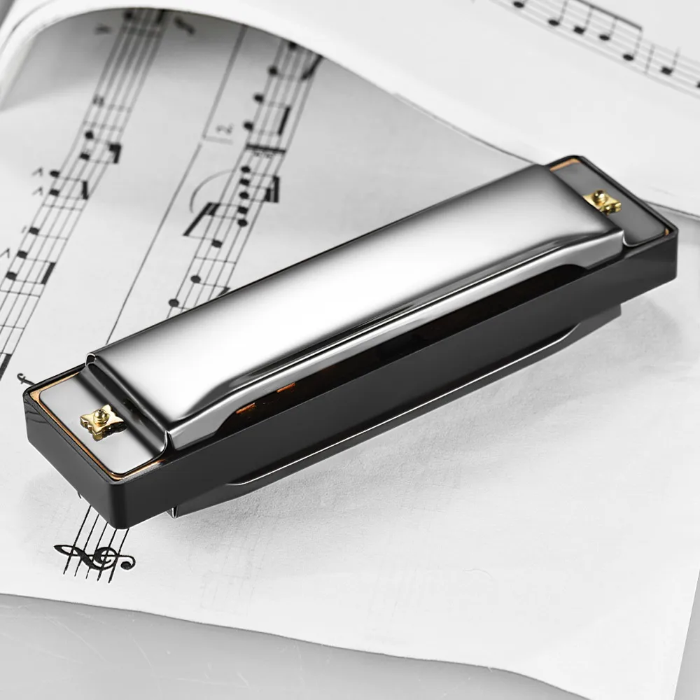 Flanger FH 01 Diatonic Blues Harmonica Standard 10 Hole 20 Tone с Чехол Клавиша C для начинающих