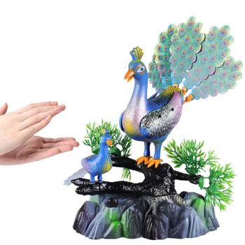 

Electric Birds Sound Voice Control Pet Toy Animal Simulation Peacock Kids Toy Gift Garden Ornaments