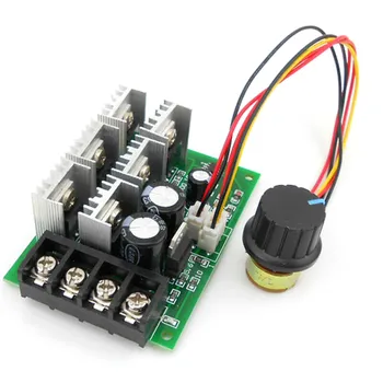 

40A PWM Motor Speed Control Controller DC 9V-55V Governor Regulator Switch High Power Drive Module 12V 24V 36V 48V Adjustable