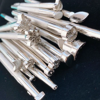 

20pcs/lot Metal Stamp Set Leather Stamp DIY Stamp Carving Tools Leather Working Saddle Making Tools Leather Metal Stamp