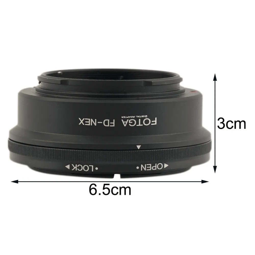 FD-NEX Портативный конвертер для Canon для sony кольцо-адаптер для объектива камеры для sony NEX-3 NEX-3C NEX-3N NEX-5 NEX-5C черный Прямая