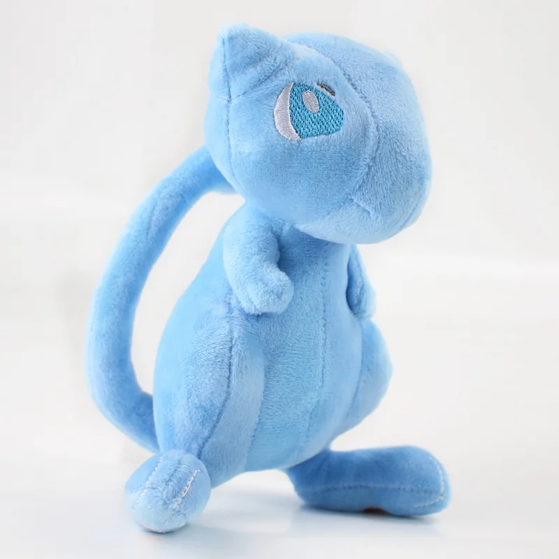 18cm High Quality Cute Blue Mew Plush Toy Pokemon Shiny Mew Doll