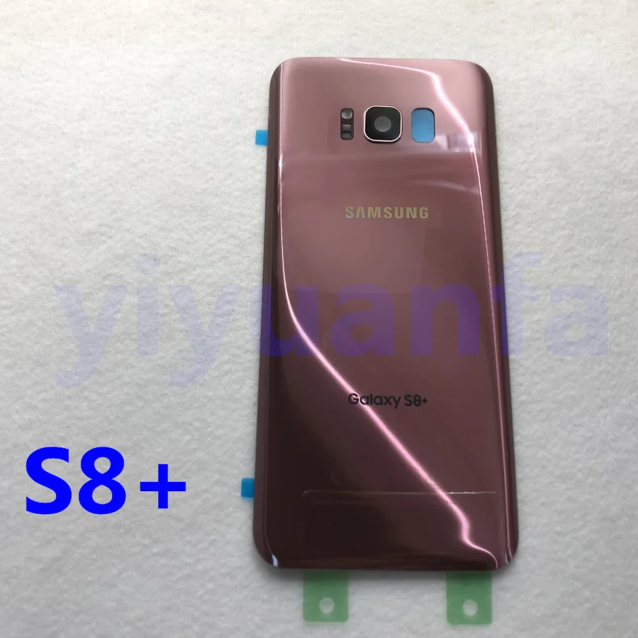 Samsung задняя Батарея Крышка для samsung Galaxy S8 G950 SM-G950F G950FD S8 плюс S8+ G955 SM-G955F G955FD сзади Стекло чехол