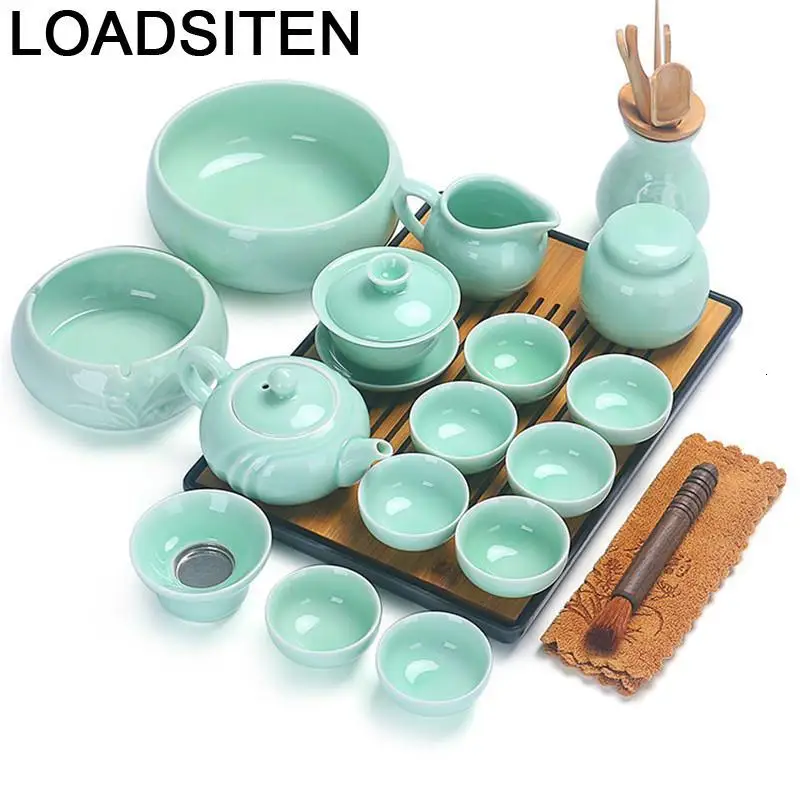 Cucina Chinese Afternoon Kung Fu With Infuser font b Garden b font Teaset Dekoration font b