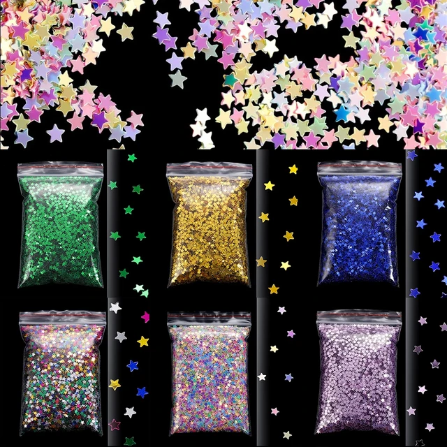 20g Glitter White Glitter for Resin Black Jewelry Decor 