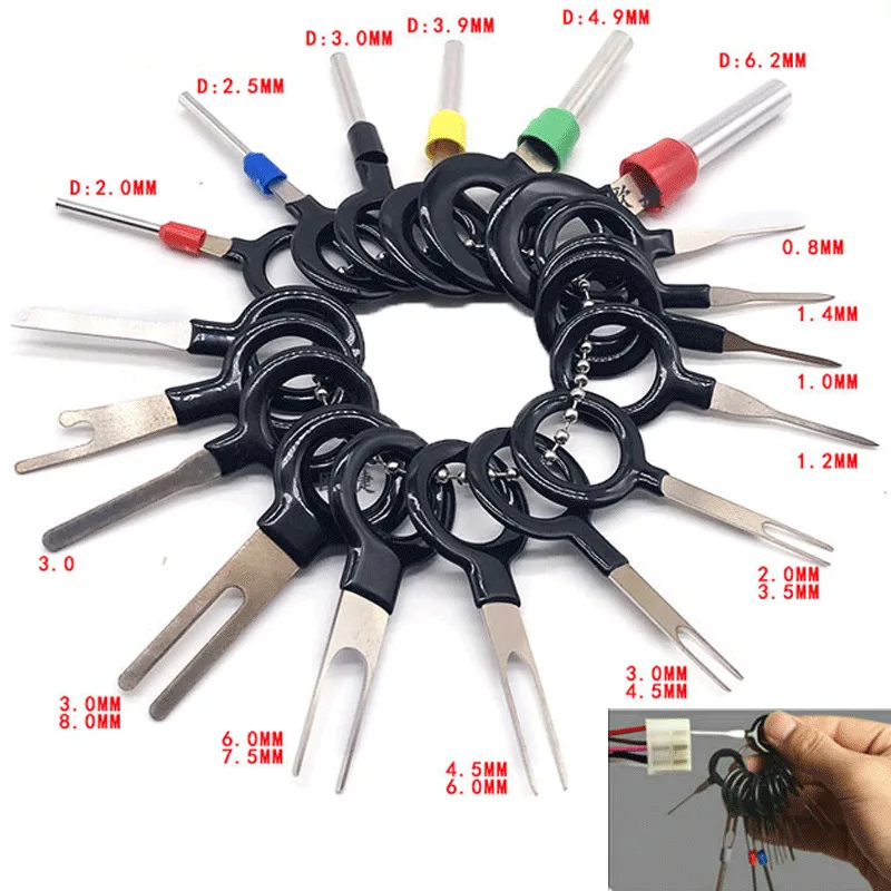 

38PCS Wire Terminal Removal Tool Car Electrical Wiring Crimp Connector Pin Kit