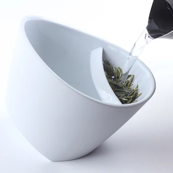 

Creative Filter Teacup Plastic Tilt Tea Cup Tipping Teacup Personalized Clever Smart Tea Cup Tilt Cup With Infuser WF8211105