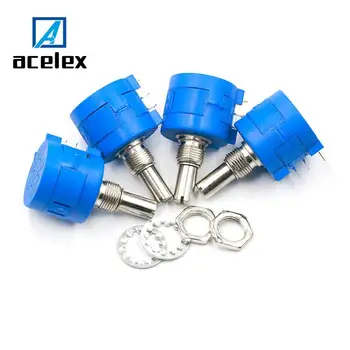 

3590S Multiturn Potentiometer 500 1K 2K 5K 10K 20K 50K 100K ohm Potentiometer Adjustable Resistor 3590 102 202 502 103