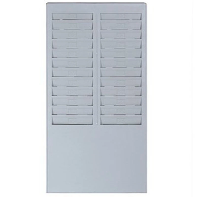 

Attendance Card Time Card Rack Plastic Wall Mounted Cards Holder Attendance Holder for Time Cards Machine