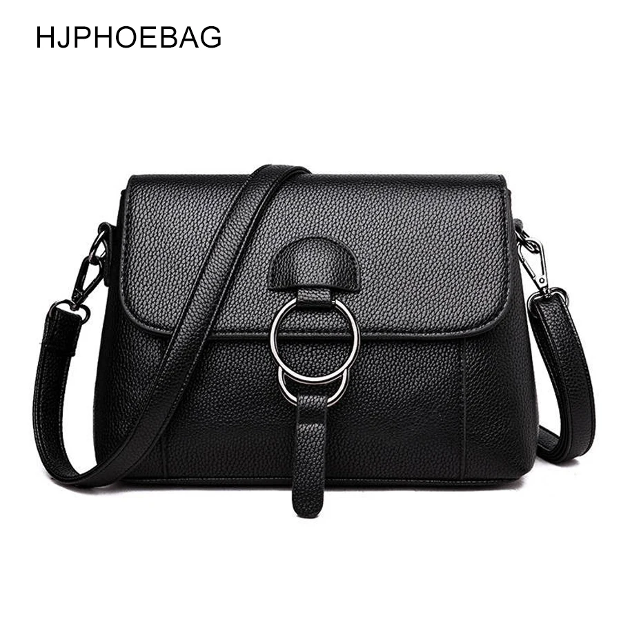HJPHOEBAG простая сумка с клапаном на плечо из искусственной кожи сумки для женщин и