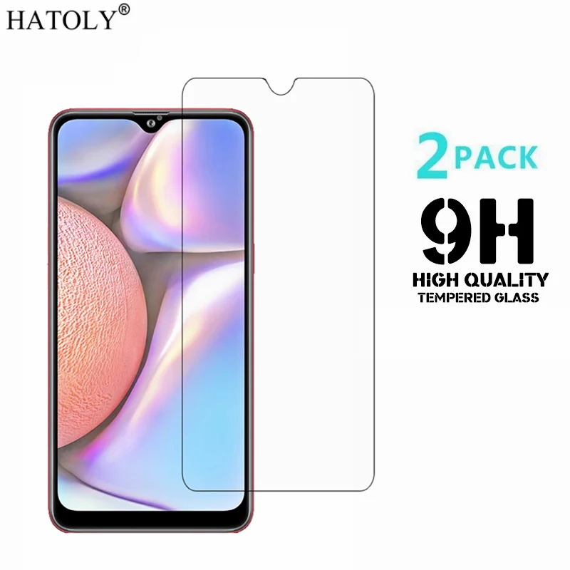 2 шт. закаленное стекло для samsung Galaxy A10S ультратонкая Защитная пленка A107F/DS |