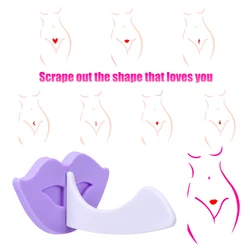 6 Shapes Set Trimmer Bikini Private Parts Pubic Hair Trimming Hair Removal Shaving Apparatus Plastic Template Razor