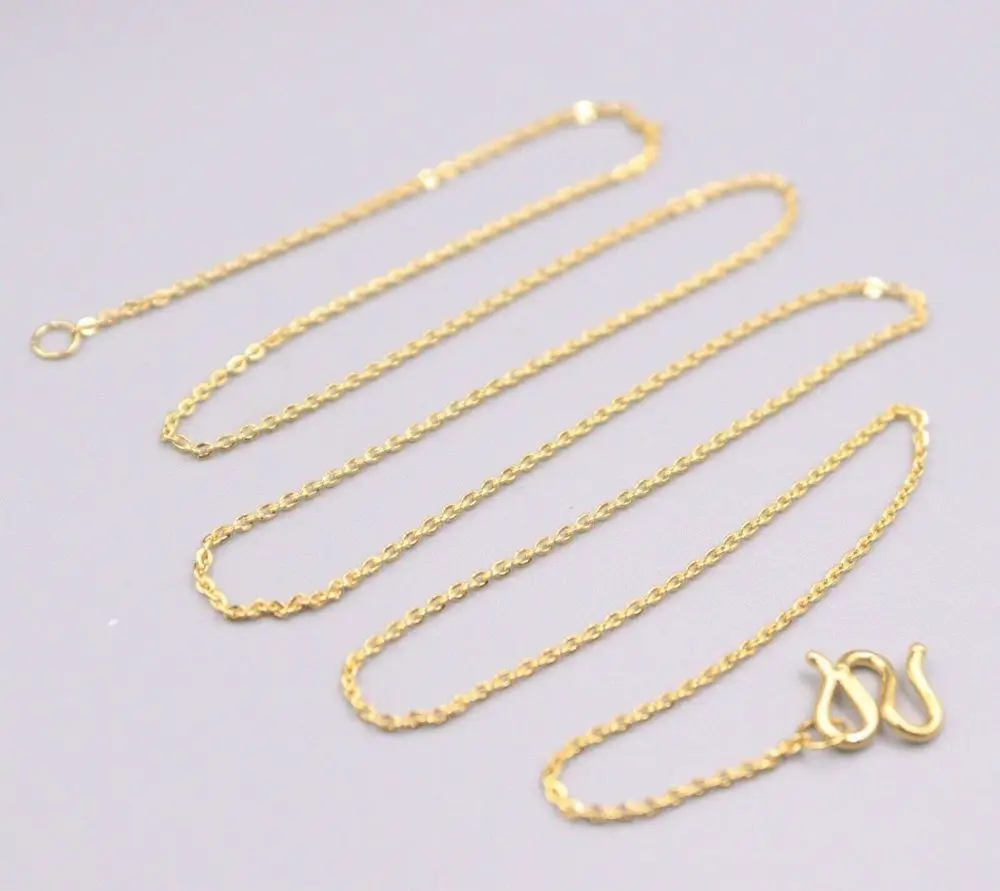 Real Pure 24k Yellow Gold Chain Best 