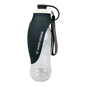 

Compact Size Portable Pet Dog Water Bottle Soft Silicone Leaf Design Travel Dog Cat Bowl For Drinking Outdoor Pet Water Dispense
