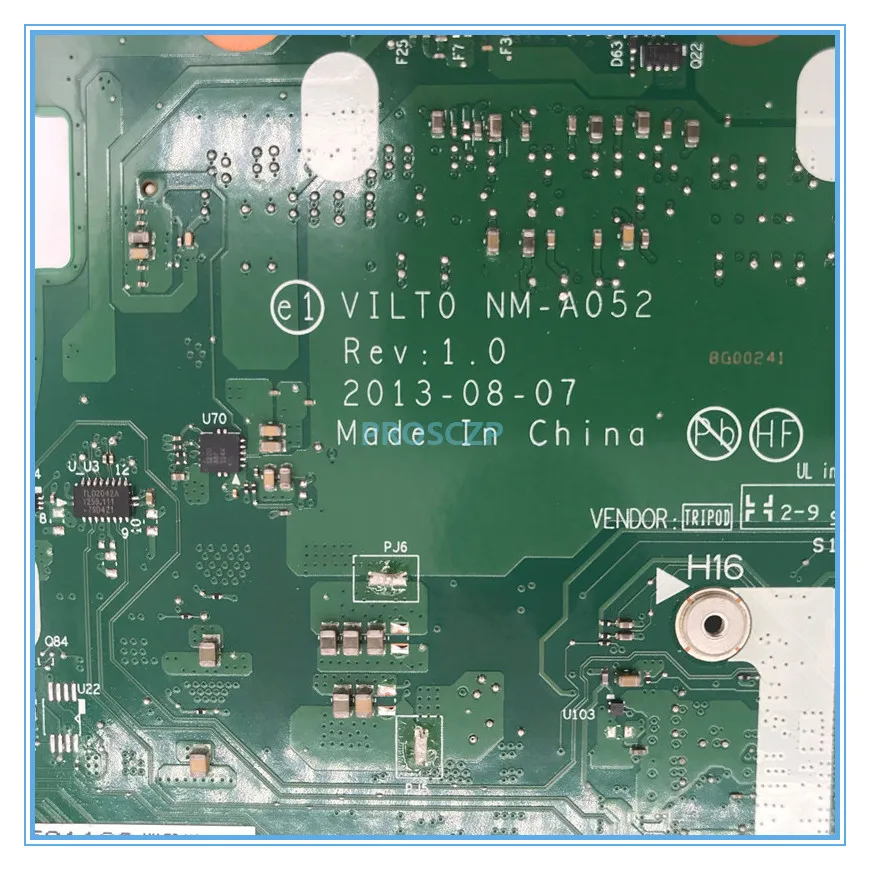 Высококачественная материнская плата для ноутбука ThinkPad T440S VILT0 NM-A052 с SR1ED I5-4300U cpu совместимость