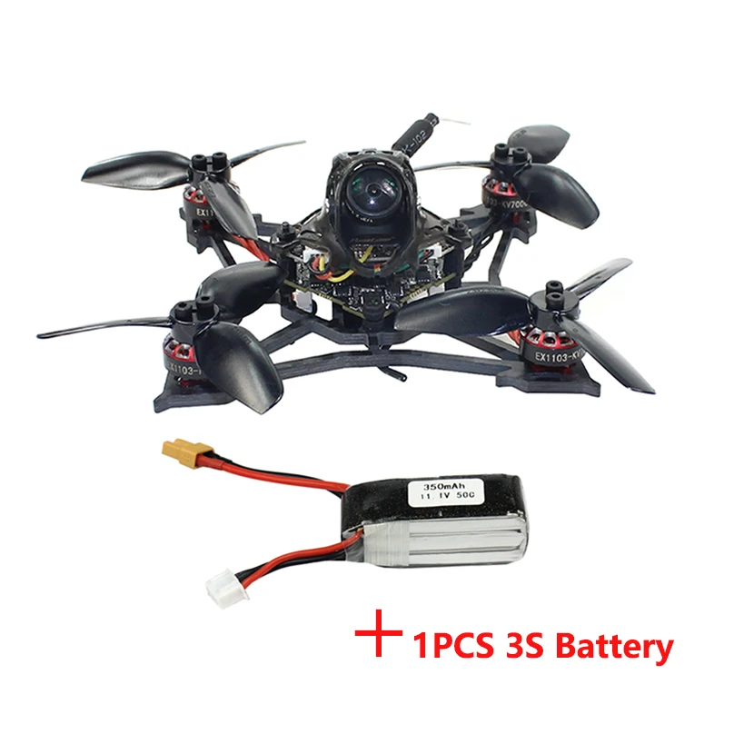 Extern TBS Crossfire Happymodel личинка X 2-3S 2,5 дюймов скоростной Дрон с бесщеточным двигателем FPV гоночный Дрон 100 мм Crazybee F4 PRO V3.0 AIO игровые джойстики Камера 25 мВт~ 200 мВт VTX - Цвет: Extern TBS Crossfire
