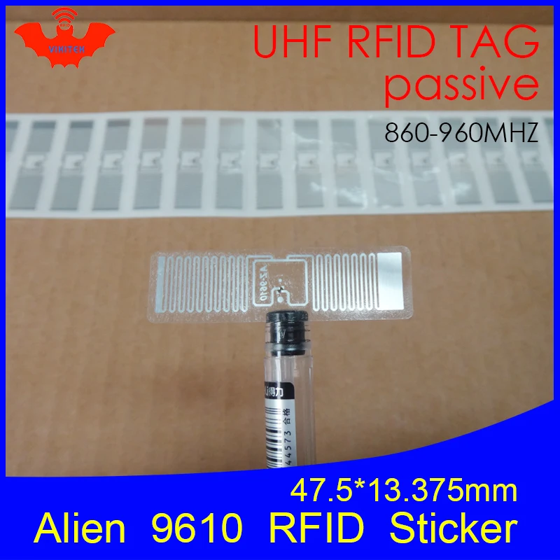 UHF RFID метка Alien 9610 инкрустация 915 МГц 900 868 860 960 Higgs3 EPC Gen2|passive rfid tag|rfid taguhf tag |