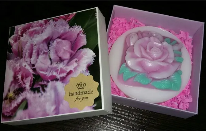 3D Rose Soap Mold Wax Molds Flower Silicone Molds for Soap Decorating Cake Molds