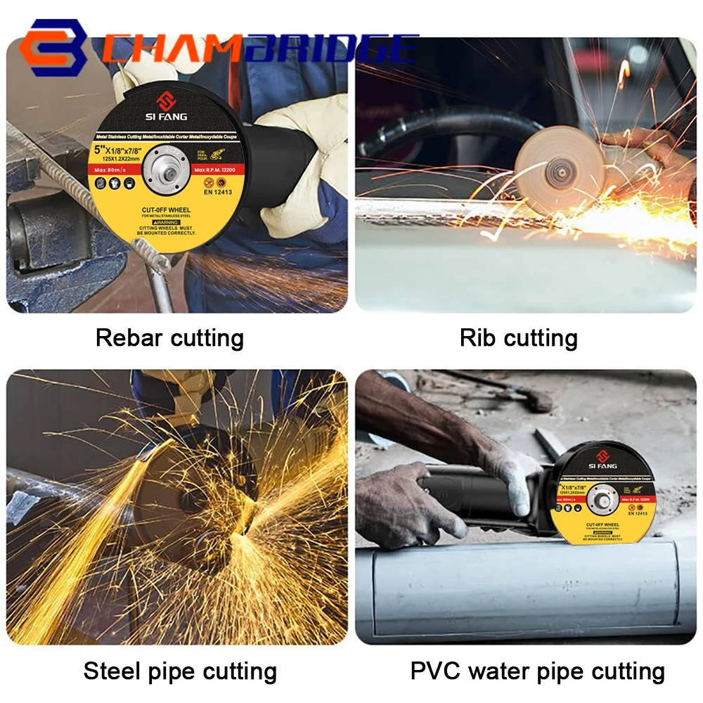 125mm Resin Grinding Wheel Cutting Disc 5 Inch Cut Off Wheels Metal Stainless Steel Grinding Discs Abrasive Disc for Die Grinder