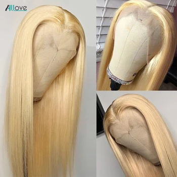 Allove 613 Lace Frontal Wig 13x4 HD Transparent Lace Wigs For Women 180 Density PrePlucked Brazilian