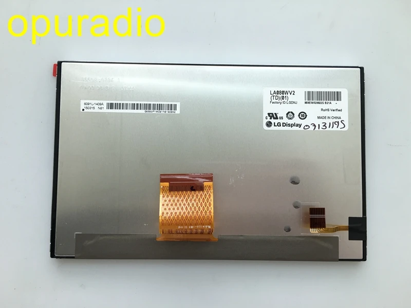 8 дюймов ЖК дисплей LA080WV2(TD)(01) LA080WV2-TD01 экран панель для Toyottta карта Navi аудио