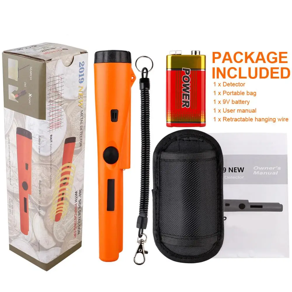 

IP66 Waterproof Metal Detector Gold Detector Pinpointers GP360 Detector Pointer Cable Finder Pointers Pinpointing