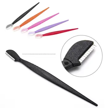 

Portable Eyebrow Trimmer Hair Remover Set Women Face Razor Eyebrow Trimmers Blades Shaver For Makeup Cosmetic Kit TSLM1