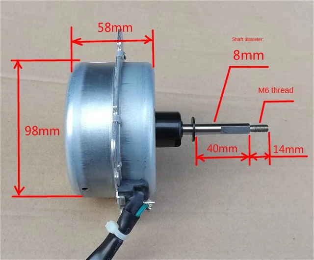 Low-Speed Three-Phase Permanent Magnet Brushless AC Brushless Wind Generator + Ballast 200W Hand Hydraulic Power 12V-300V 5