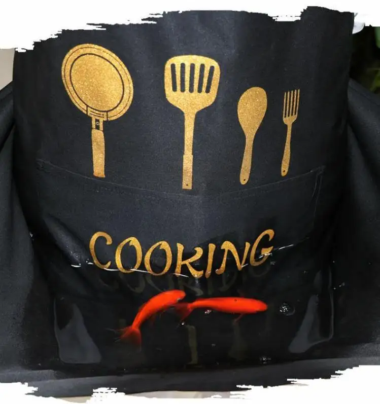 Home Kitchen Waterproof And Oilproof Cute Male And Female Work Cloth