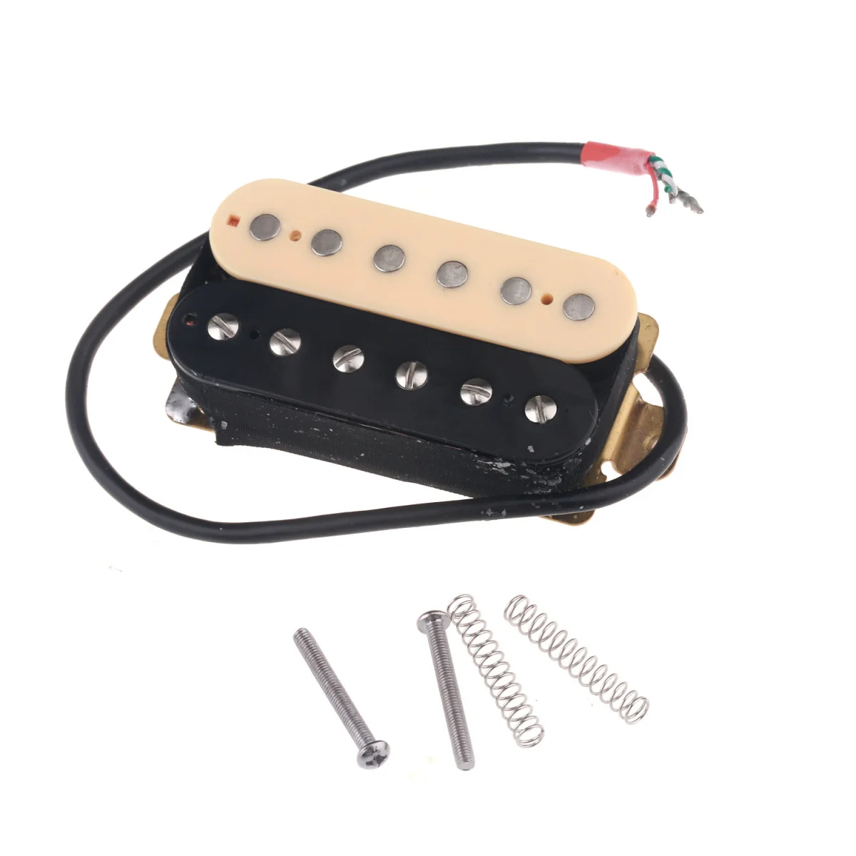 Звукосниматель Humbucker Musiclily 50 мм для гитарной шеи Zebra | Спорт и развлечения