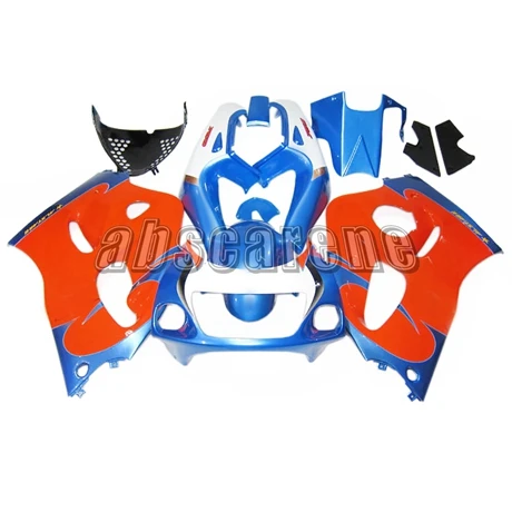 ABS пластик полный обтекатель комплект для Suzuki GSXR600 GSXR750 1996 1997 1998 1999 96 97 98 мотоцикл кузов глянцевый красный синий чехол