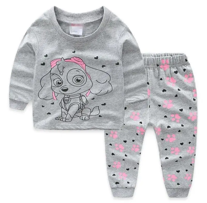 Kids pajamas Children sleepwear kids clothing Baby pajamas sets boys girls animal pyjamas pijamas cotton nightwear clothes - Цвет: Style 37