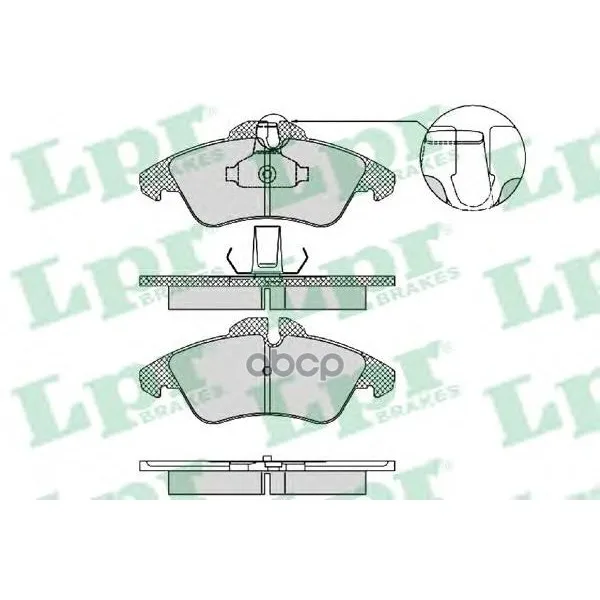 Колодки Тормозные Mercedes Sprinter(901-904) 95-06/Volkswagen Lt 28-46 Передние Lpr 05p1469 Lpr арт. 05P1469