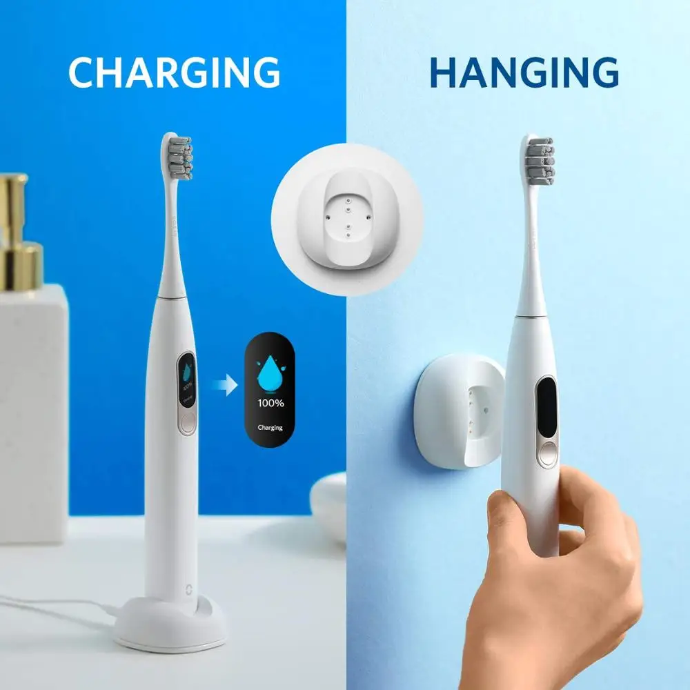 Oclean X Sonic Electric Toothbrush IPX7 Waterproof Four Brushing Modes Ultrasonic Fast Charging Tooth Brush With Touch Screen