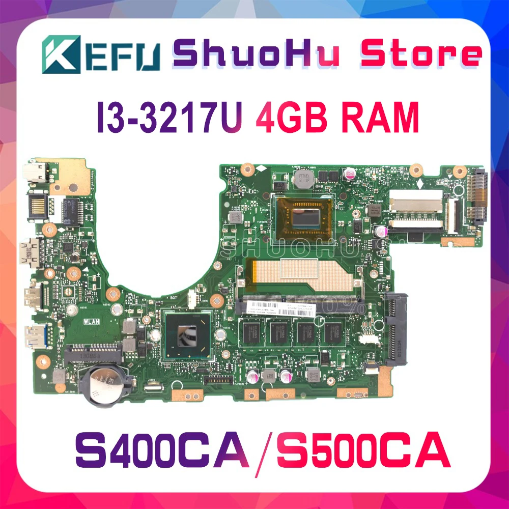 Материнская плата KEFU S400CA ASUS S500CA S400C S500C для ноутбука протестированная на 100%