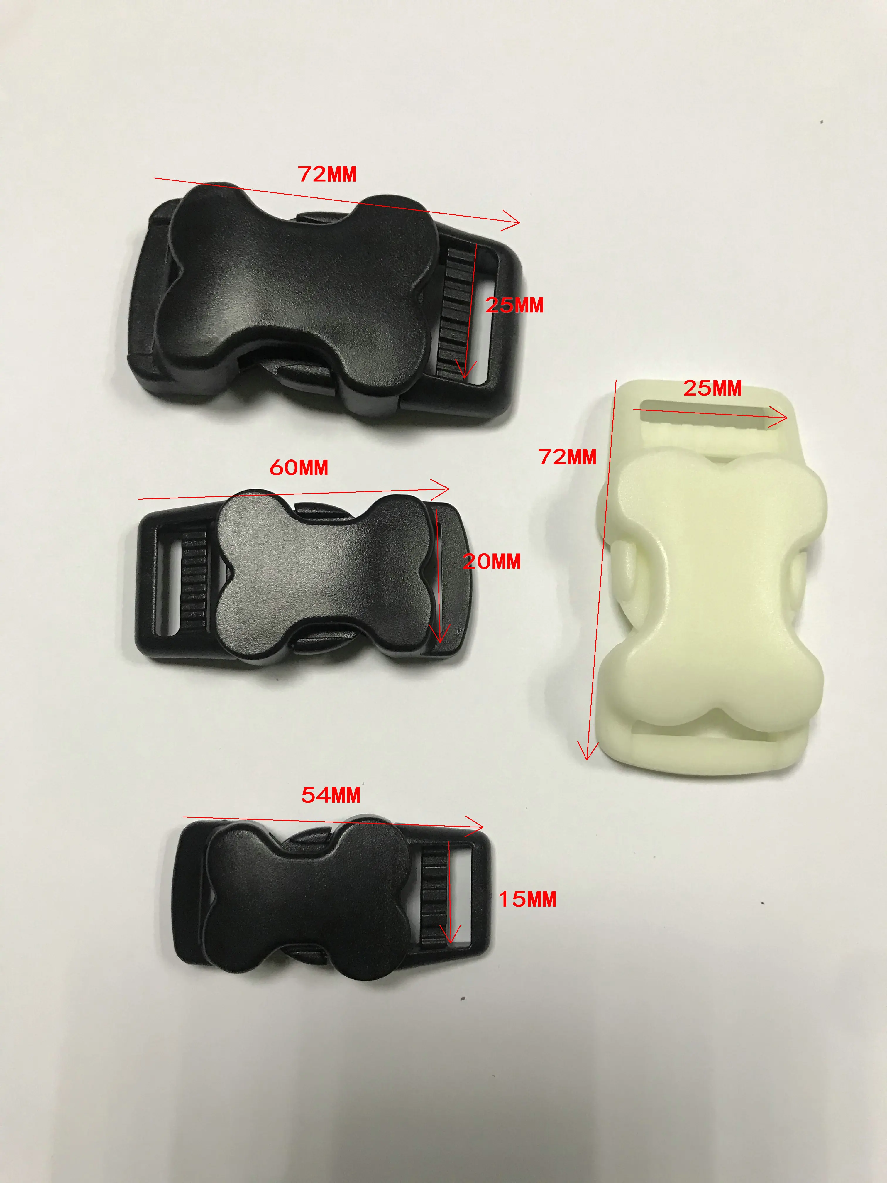 Manufacturer AINOMI BABY CARRIER Noctilucent pet leash side release buckle fluorescence buckle fluorescent light;