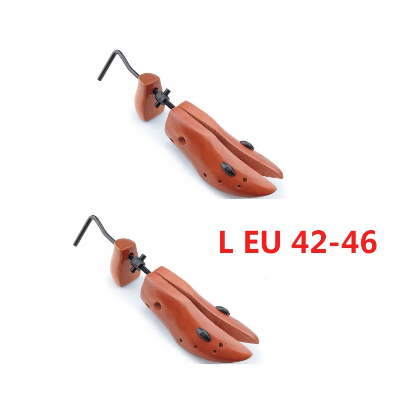 2 pcs L 42-46 brown Обновленная версия HQ 2-Way деревянный обувной дерево для мужчин и женщин обувь экспандер djustable обувь носилки формирователь стойки Sawol - Цвет: 2 pcs L 42-46 brown