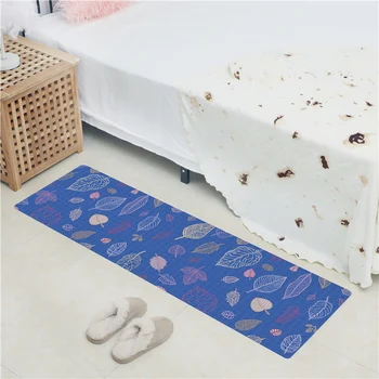 

Home Mat Bathroom Non-slip PVC Soft Skin Living Room Sofa Bed Front Carpet Kitchen Mat Corridor Doormat Sports Leaves Rugs