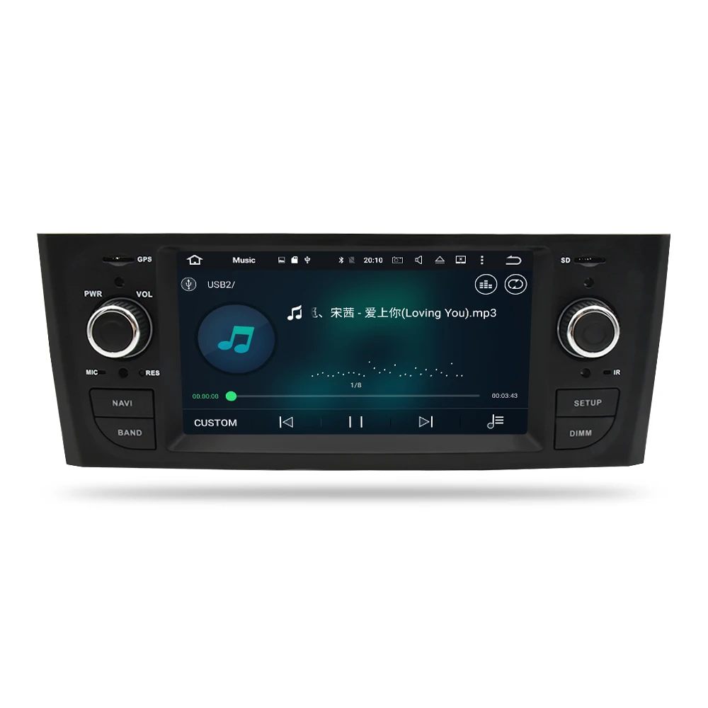 IPS 4G RAM Android 9 0 автомобильное радио GPS DVD Мультимедиа Стерео для Fiat Grande Punto Linea 2006 2012
