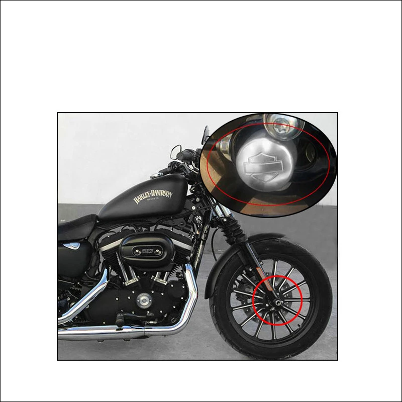 1 пара передняя ось Гайка Крышка Болт для Harley Touring Softail Road King FLTR FLHT FLHRC Street Electra Tri Glide