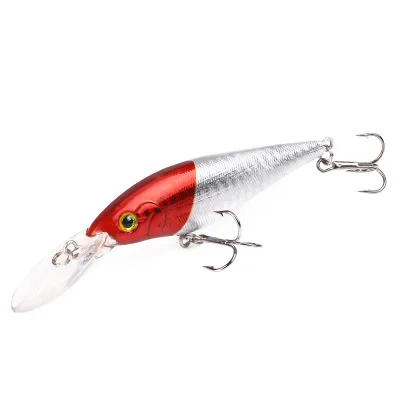 1 шт., рыболовные приманки, 11 см/12 г, Topwater Popper Bait10, цветные жесткие приманки, Искусственные воблеры, пластиковые рыболовные снасти с 6# крючками - Цвет: 10