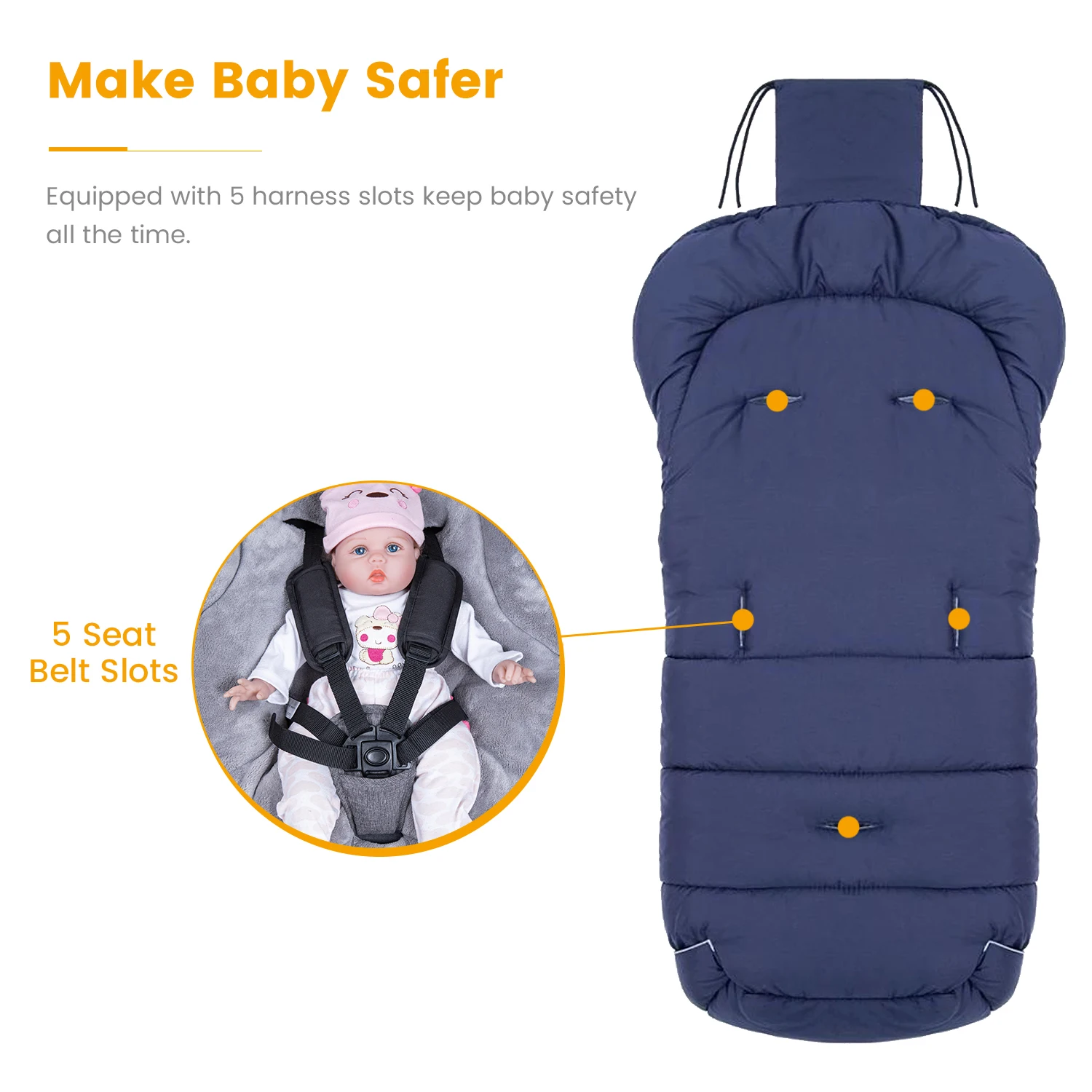 Sac De Couchage Pour Bébé 12m – 4 Ans, Épais Et Chaud, Imprimé, Pour  L'hiver - Sacs De Couchage - AliExpress