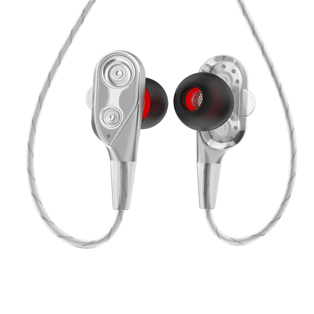 3.5mm AUX Jack Earphones Bass in-Ear Earbuds Headphones with Microphone and Volume Control Headset for Cellphone Tablet PC