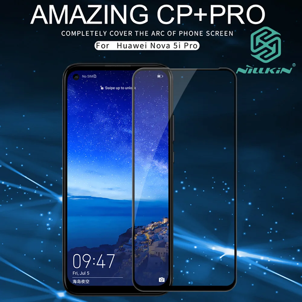 Nillkin CP+ Pro Tempered Glass For Huawei Nova 5i Protective oleophobic Full Screen glue | Мобильные телефоны и