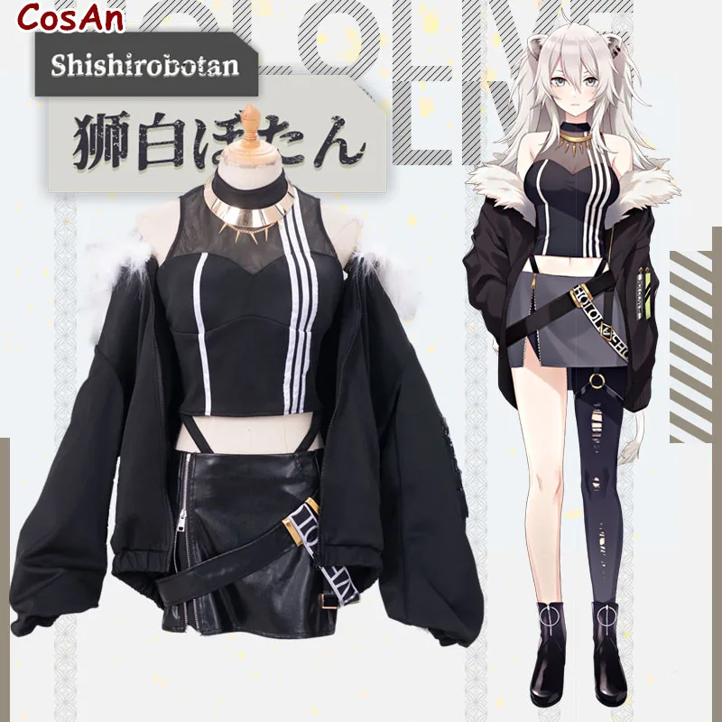 

CosAn аниме VTuber Hololive Shishiro Botan Косплей Костюм Оригинальная Повседневная одежда Униформа для вечеринки