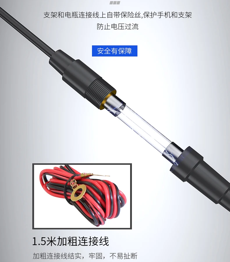 Алюминиевые держатели для мобильных телефонов мотоцикла подставки QC 3,0 USB зарядное устройство держатель мобильного телефона мотоцикла универсальный 3," to7.5" смартфоны