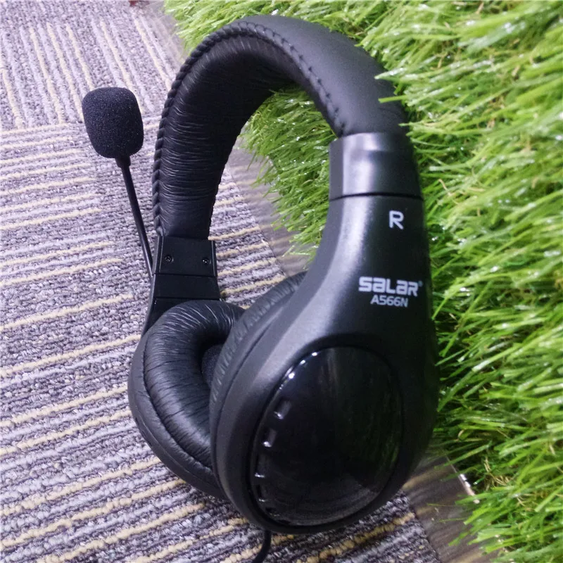 A566N Gaming Headset 3 5mm Wired Headphones with Microphone Stereo Surround Headband for Computer PC Gamer