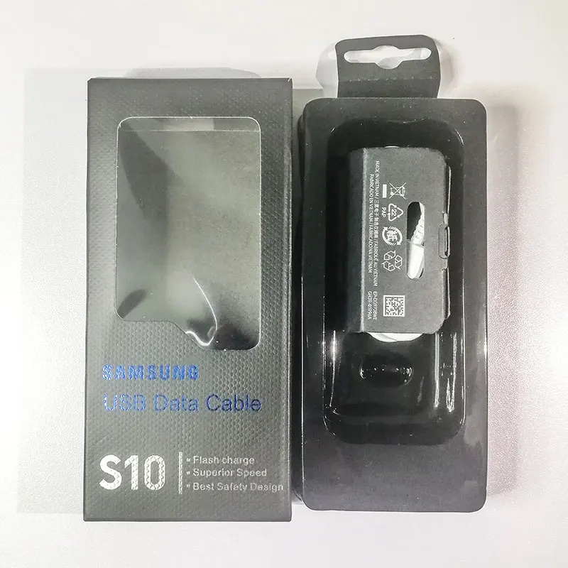 Samsung Galaxy S10 кабель 100 см Тип C для быстрой зарядки и передачи данных кабель для Galaxy A30 A40 A50 A60 A70 S9 S8 S10+ S9+ S8+ Примечание 10 8 9