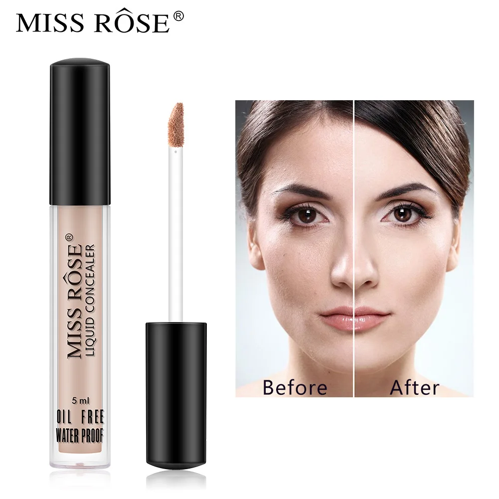 Консилер MISS ROSE для восстановления жидкой основы питательная тестовая трубка контроля жирности Жидкая