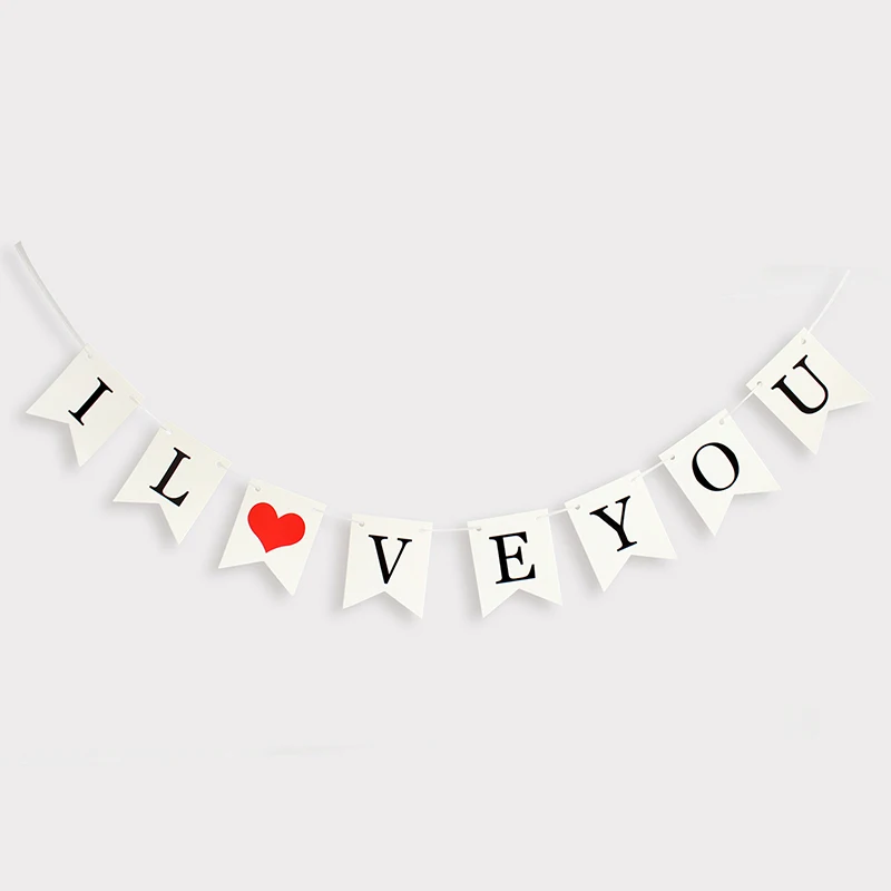 i love you Розовые золотые воздушные шары в деревенском стиле, свадебные украшения комнаты, винтажные вечерние принадлежности, декор на День святого Валентина, свадебный душ, сделай сам, стол - Цвет: i love you